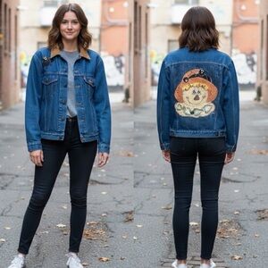 POLO RALPH LAUREN UPCYCLED DENIM JACKET size M